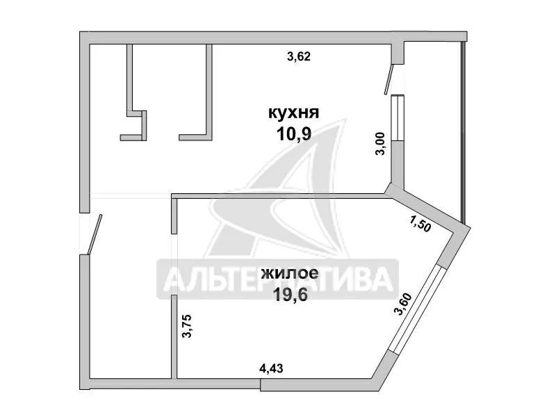 1-комнатная квартира,  г.Брест,  Суворова ул.,  2005 г. w171290 7