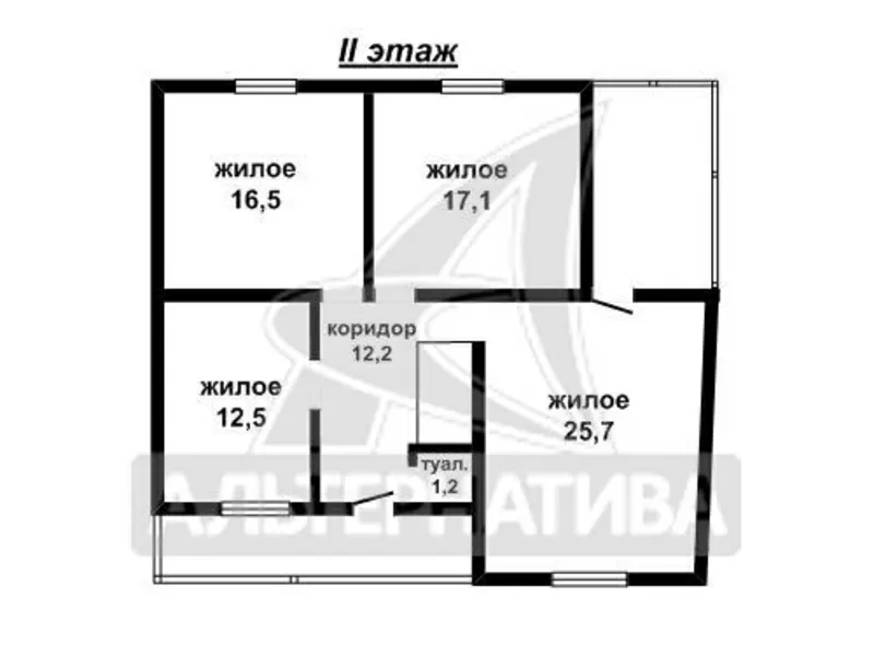 Жилой дом. 2006 г.п. г.Брест. Блок / мягкая черепица. r162232 12