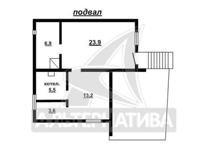 Жилой дом. 2006 г.п. г.Брест. Блок / мягкая черепица. r162232 11