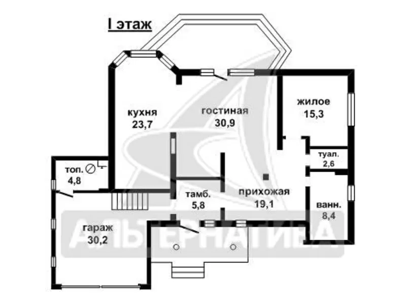 Дом под отделку. Ближайший пригород. Блок / катепал. r160072 2