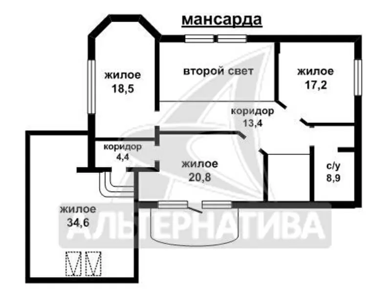 Дом под отделку. Ближайший пригород. Блок / катепал. r160072 4