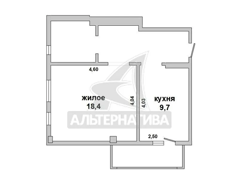 1-комнатная квартира,  г. Брест,  ул. Морозова,  2013 г.п. w182813 4