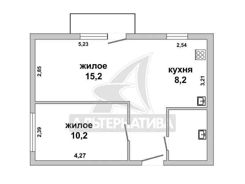 2-комнатная квартира,  г. Брест,  б-р Шевченко. w182674 10