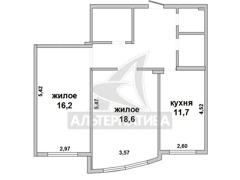 2-комнатная квартира,  г. Брест,  ул. Стафеева,  2009 г.п. w161448