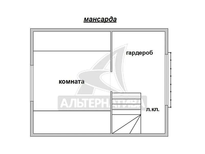 Садовый домик в Брестском р-не. 1 этаж,  мансарда. r183249 4