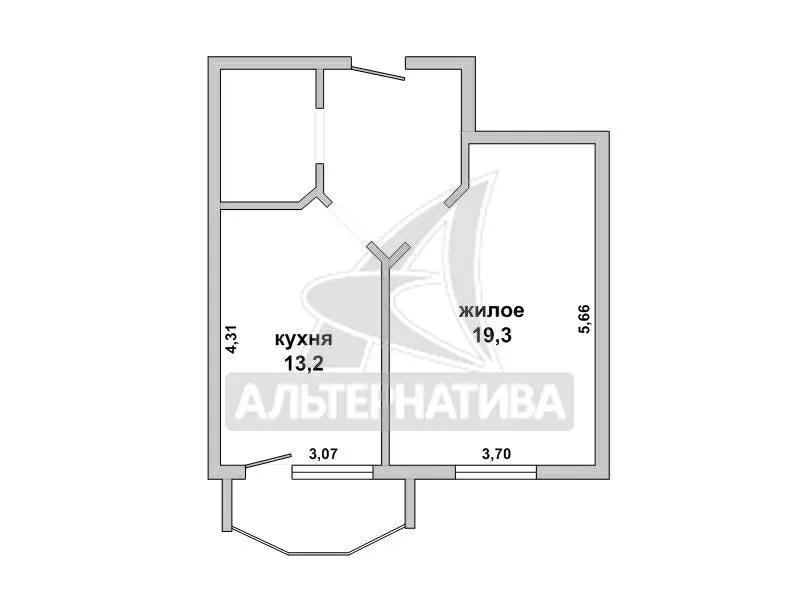 1-комнатная квартира,  г. Брест,  ул. Комсомольская,  2010 г.п. w171752 12