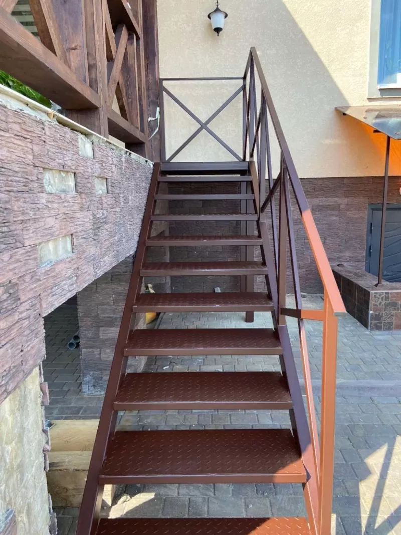 Лестницы с площадкой стиль лофт от 3000р 2